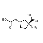 CAS#: 194785-82-5, (1R,3S)-1-Amino-3-(Carboxymethyl)Cyclopentanecarboxylic Acid