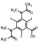 CAS#: 1949-44-6, 3,5-Bis[Acetyl(Methyl)Amino]-2,4,6-Triiodobenzoic Acid
