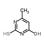 CAS 登录号：195-64-2， 6-甲基-2-硫代-2,3-二氢-4(1H)-嘧啶酮
