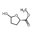CAS 登录号：195067-07-3， 甲基(2S)-5-羟基四氢-2-呋喃羧酸酯