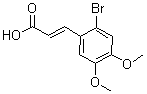 CAS#: 195383-80-3, 2-Bromo-4,5-Dimethoxycinnamic Acid