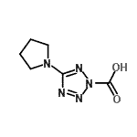 CAS#: 195447-84-8, 5-(1-Pyrrolidinyl)-2H-Tetrazole-2-Carboxylic Acid