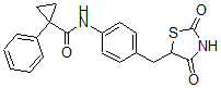 CAS#: 195604-21-8, N-[4-[(2,4-Dioxo-1,3-Thiazolidin-5-Yl)Methyl]Phenyl]-1-Phenylcyclopropane-1-Carboxamide