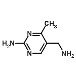 CAS 登录号：19594-45-7， 5-(氨基甲基)-4-甲基-2-嘧啶胺