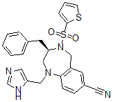CAS#: 195987-41-8, (3R)-1-(3H-Imidazol-4-Ylmethyl)-3-(Phenylmethyl)-4-Thiophen-2-Ylsulfonyl-3,5-Dihydro-2H-1,4-Benzodiazepine-7-Carbonitrile