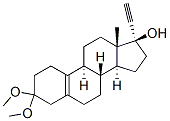 CAS#: 19669-65-9, 3,3-Dimethoxy-19-Nor-17-alpha-Pregn-5(10)-En-20-Yn-17-beta-Ol