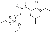 CAS 登录号：19700-59-5， N-(((二乙氧基硫代膦酰)硫代)乙酰基)亮氨酸乙酯
