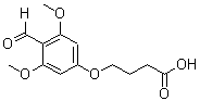 CAS#: 197304-21-5, 4-(4-Formyl-3,5-Dimethoxyphenoxy)-Butanoic Acid