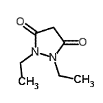 CAS 登录号：197304-94-2， 1,2-二乙基-3,5-吡唑烷二酮
