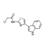 CAS#: 19750-29-9, 2-Chloro-N-[4-(1H-Indol-3-Yl)-1,3-Thiazol-2-Yl]Acetamide