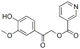 CAS#: 19767-91-0, 2-(4-Hydroxy-3-Methoxyphenyl)-2-Oxoethyl Nicotinate