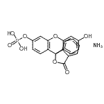 CAS#: 197777-68-7, 6'-Hydroxy-3-Oxo-3H-Spiro[2-Benzofuran-1,9'-Xanthen]-3'-Yl Dihydrogen Phosphate Ammoniate (1:1)