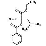 CAS#: 19788-61-5, 2-Cyano-1-Ethoxy-4-Methyl-1-Oxo-2-Pentanyl Benzoate