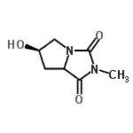 CAS#: 198084-55-8, (6R)-6-Hydroxy-2-Methyltetrahydro-1H-Pyrrolo[1,2-c]Imidazole-1,3(2H)-Dione
