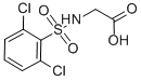 CAS 登录号：19818-06-5， N-[(2,6-二氯苯基)磺酰基]-甘氨酸