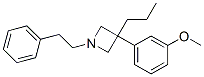 CAS 登录号：19832-38-3， 3-(3-甲氧基苯基)-1-苯乙基-3-丙基氮杂环丁烷