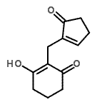 CAS#: 19835-58-6, 3-Hydroxy-2-[(5-Oxo-1-Cyclopenten-1-Yl)Methyl]-2-Cyclohexen-1-One