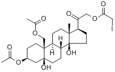 CAS#: 19886-64-7, 3-beta,5,14,19,21-Pentahydroxy-5-beta,14-beta-pregnan-20-one 3,19-diacetate 21-(iodoacetate)