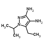 CAS 登录号：199341-43-0， 5-乙基-1-异丙基-1H-吡唑-3,4-二胺