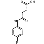 CAS 登录号：199461-14-8， 4-[(4-氟苯基)氨基]-4-氧代丁酸