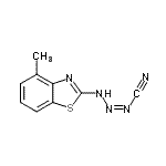 CAS#: 19952-48-8, (1Z)-3-(4-Methyl-1,3-Benzothiazol-2(3H)-Ylidene)-1-Triazene-1-Carbonitrile