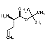 CAS#: 199588-89-1, 2-Methyl-2-Propanyl (2R)-2-Amino-4-Pentenoate