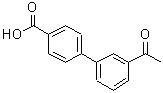 CAS 登录号：199678-04-1， 3'-乙酰基-4-联苯基羧酸