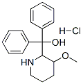 CAS 登录号:19974-71-1, (3-甲氧基-2-哌啶基)-二苯基-甲醇盐酸盐