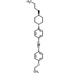 CAS 登录号：199795-20-5， 1-(反式-4-丁基环己基)-4-[(4-乙氧基苯基)乙炔基]苯