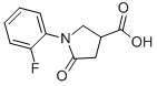 CAS#: 1998-86-3, 1-(2-Fluoro-Phenyl)-5-Oxo-Pyrrolidine-3-Carboxylic Acid
