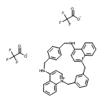 CAS 登录号：199934-16-2， 17,24-二氮杂-1,9-二氮杂七环[23.6.2.2<sup>9,16</sup>.2<sup>19,22</sup>.1<sup>3,7</sup>.0<sup>10,15</sup>.0<sup>26,31</sup>]三十八碳-1(31),3(38),4,6,9,11,13,15,19,21,25,27,29,32,34,36-十六碳烯二(三氟乙酸盐)