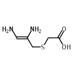 CAS#: 200341-25-9, {[(2Z)-2,3-Diamino-2-Propen-1-Yl]Sulfanyl}Acetic Acid