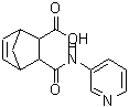 CAS 登录号：200431-54-5， 3-(3-吡啶基氨基甲酰)双环[2.2.1]庚-5-烯-2-羧酸