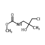 CAS 登录号：200634-90-8， 甲基(3-氯-2-羟基-2-甲基丙基)氨基甲酸酯