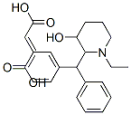 CAS 登录号：20071-84-5， 2-二苯甲基-1-乙基-哌啶-3-醇马来酸盐