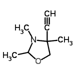 CAS 登录号：20116-14-7， 4-乙炔基-2,3,4-三甲基-1,3-恶唑烷