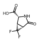 CAS#: 201231-55-2, (1S,2R,5R)-6,6-Difluoro-4-Oxo-3-Azabicyclo[3.1.0]Hexane-2-Carboxylic Acid