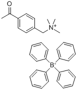 CAS 登录号：201467-95-0， 4-乙酰基-N,N,N-三甲基-苯甲铵四苯基硼酸盐