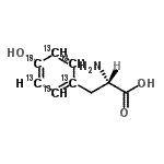 CAS 登录号：201595-63-3， L-(1,2,3,4,5,6-<sup>13</sup>C<sub>6</sub>)酪氨酸