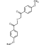 CAS#: 20177-84-8, 2,2'-Sulfanediylbis[1-(4-Methoxyphenyl)Ethanone]