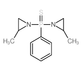CAS 登录号：20180-18-1， 二(2-甲基氮丙啶-1-基)-苯基-硫代-膦烷
