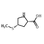 CAS 登录号：20182-95-0， (4S)-4-(甲硫基)-L-脯氨酸