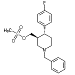 CAS#: 201855-71-2, [(3S,4R)-1-Benzyl-4-(4-Fluorophenyl)-3-Piperidinyl]Methyl Methanesulfonate