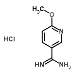 CAS 登录号：201937-22-6， 6-甲氧基吡啶-3-甲脒盐酸盐