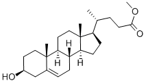 CAS 登录号：20231-57-6， (3b)-3-羟基-胆-5-烯-24-酸甲酯