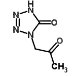 CAS 登录号：202415-39-2， 1-(2-氧代丙基)-1,2-二氢-5H-四唑-5-酮