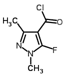 CAS#: 202476-26-4, 5-Fluoro-1,3-Dimethyl-1H-Pyrazole-4-Carbonyl Chloride