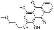 CAS#: 20253-60-5, 1,4-Dihydroxy-2-[(3-Methoxypropyl)Amino]Anthraquinone