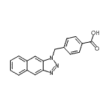 CAS#: 202582-08-9, 4-(1H-Naphtho[2,3-d][1,2,3]Triazol-1-Ylmethyl)Benzoic Acid
