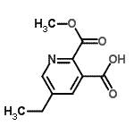CAS 登录号：202586-57-0， 5-乙基-2-(甲氧羰基)烟酸